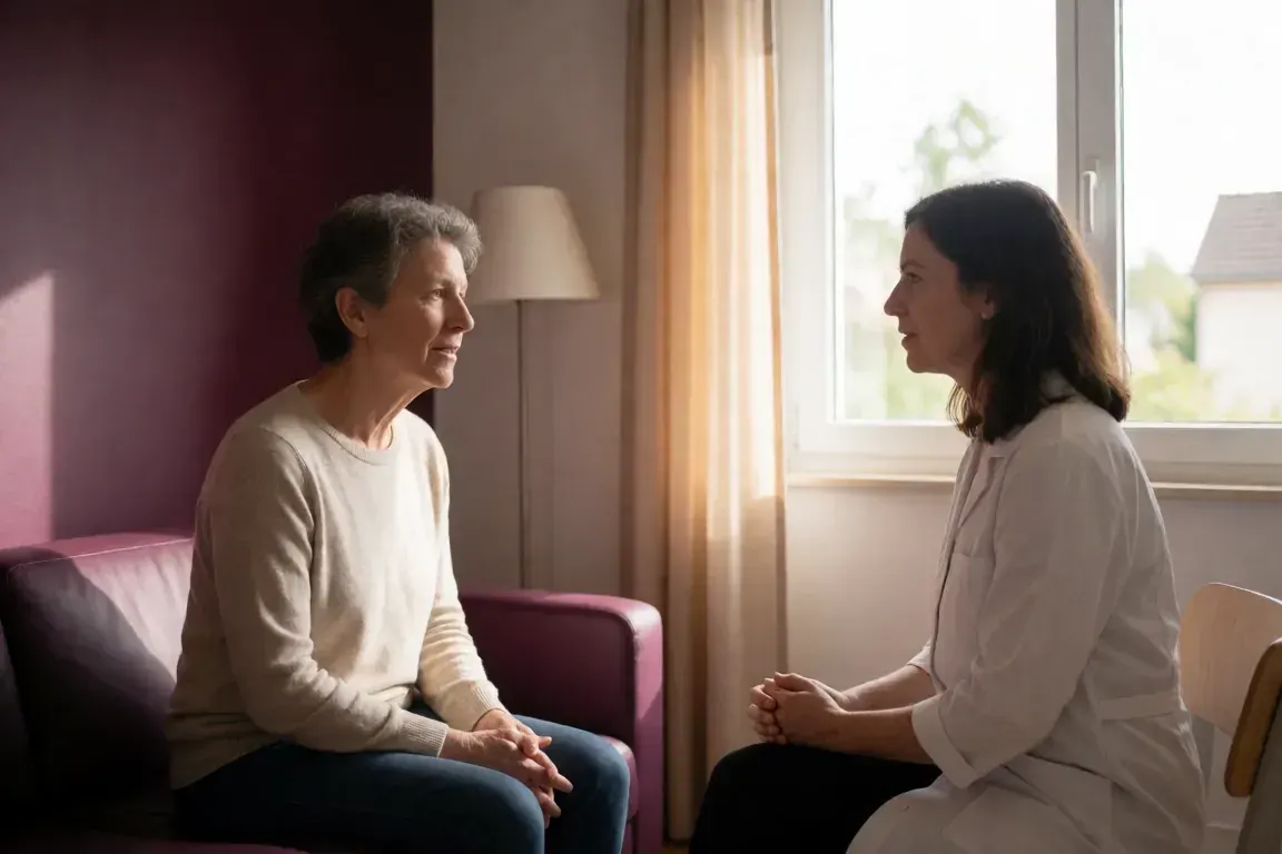 Conversation en face à face dans un lieu de consultation